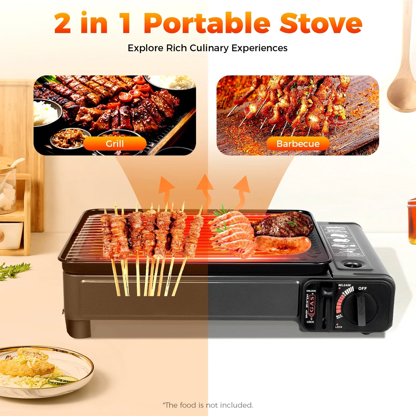 Portable Camping Grill Gas Stove
