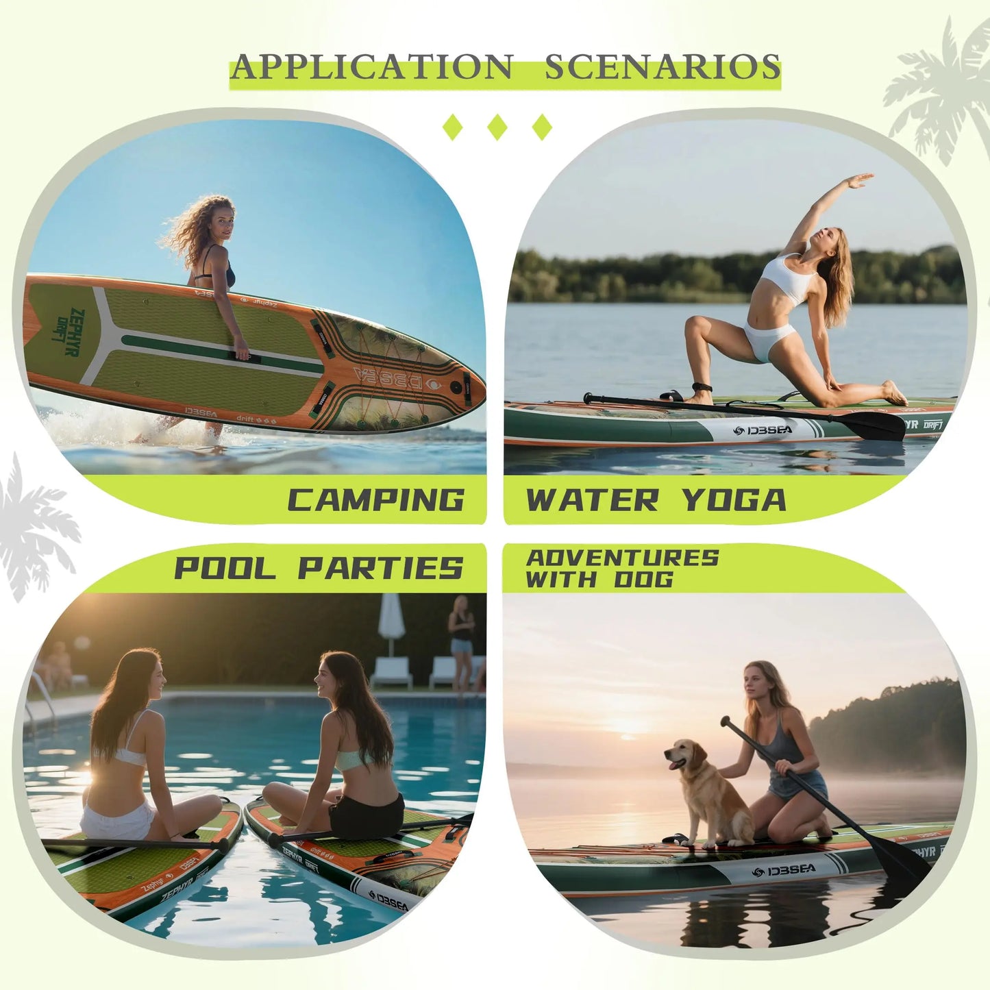 Genreen 11ft Inflatable Paddle Board