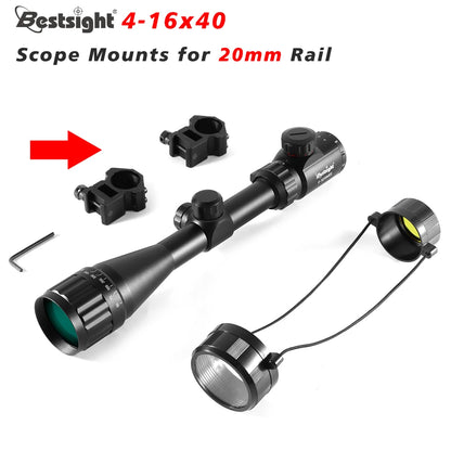 4-16X40 AOE Optics Hunting Scope Red&Green Dot Illuminated Sight