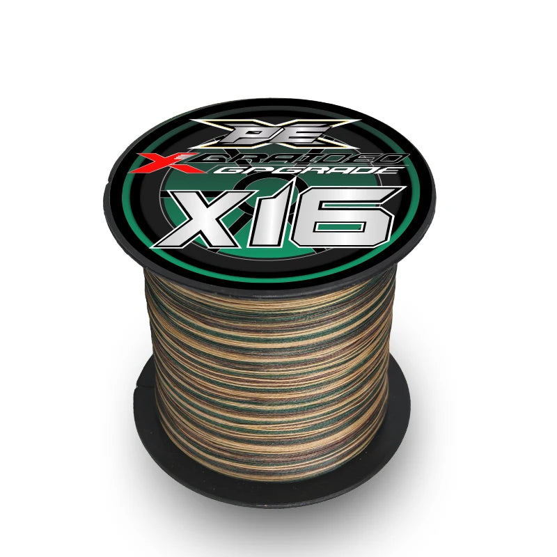 YGKX Fishing Lines X16 Strands Braided PE Line