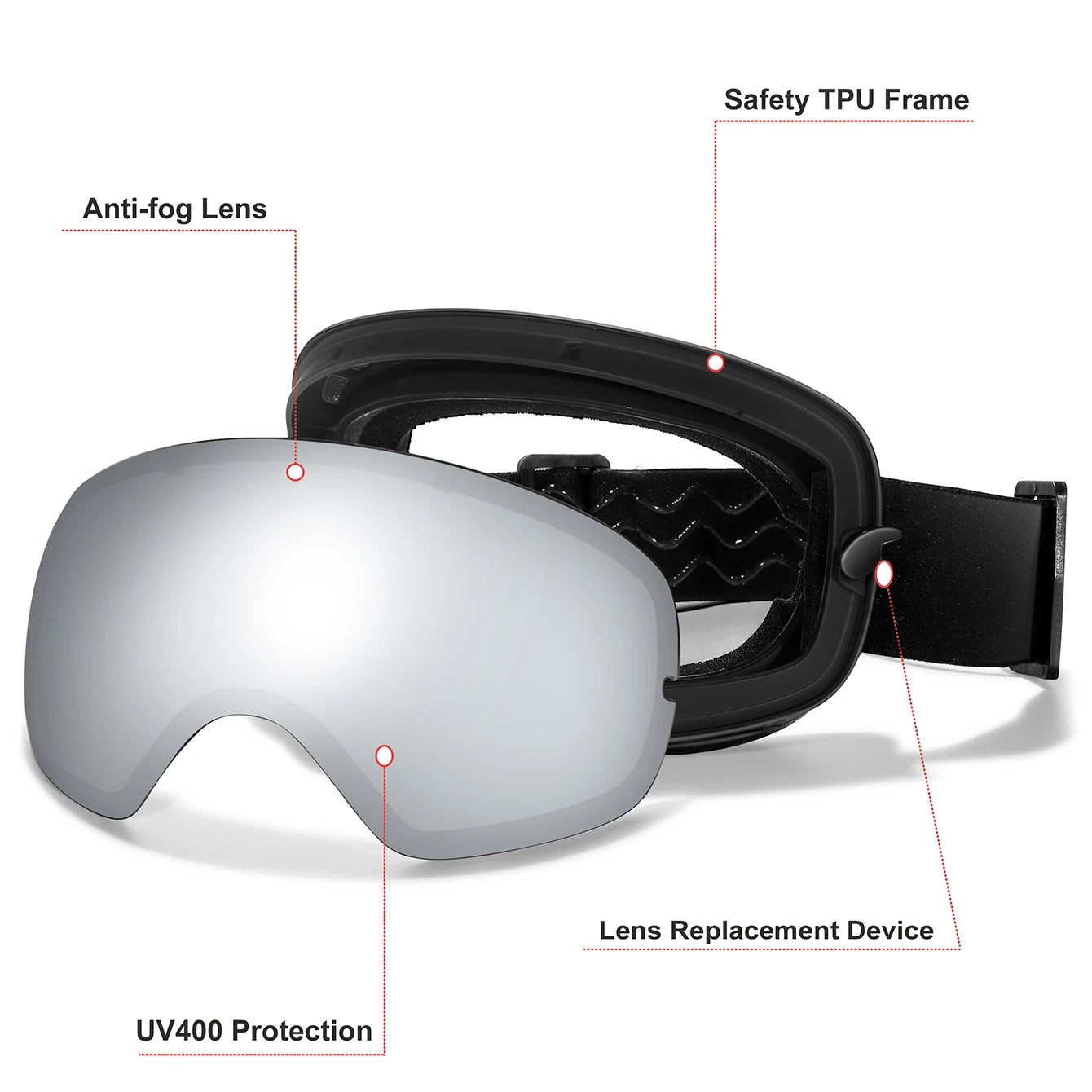 Winter Outdoor SKI Goggles