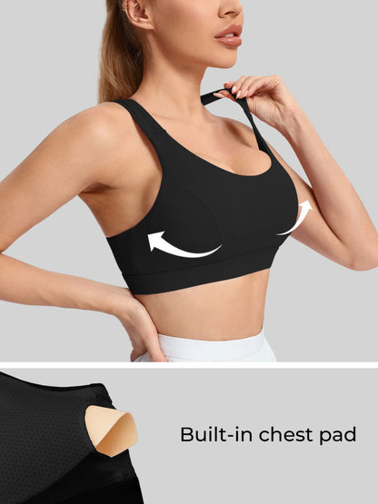 Ladies' yoga sports bra