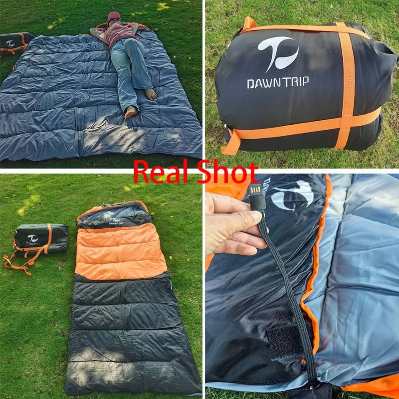 USB Heated Lightweight Waterproof Sleeping Bag for Hiking & Travel