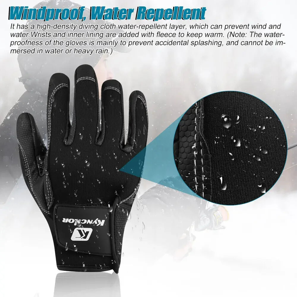 Winter Fingerless Fishing Gloves