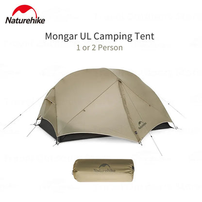Mongar UL Camping Tent 15D Nylon Lightweight 1 or 2 People