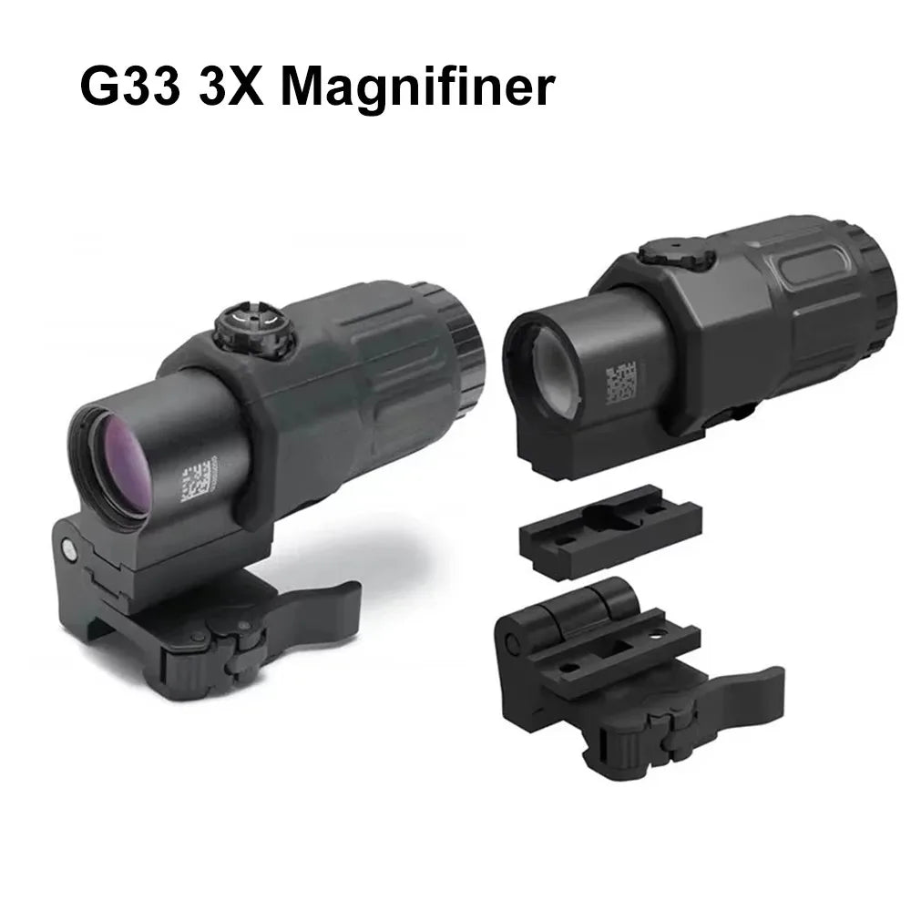G33 G43 G45 Sight Fixed 3X 5X Magnifier Scope With Switch