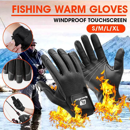 Winter Fingerless Fishing Gloves