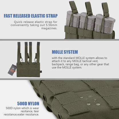 Tactical Magazine Pouch Single/Double/Triple
