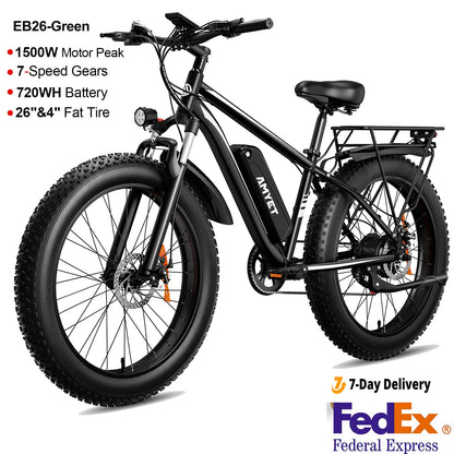Electric Bike EB26 Adults Electric Bicycle 28mph Peak