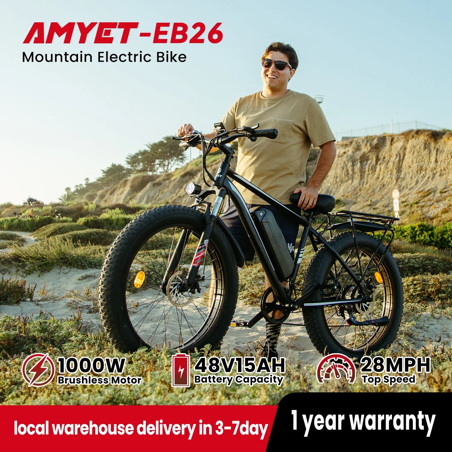 Electric Bike EB26 Adults Electric Bicycle 28mph Peak