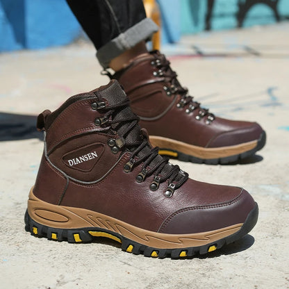 Waterproof Leather Indestructible Men Work Boots