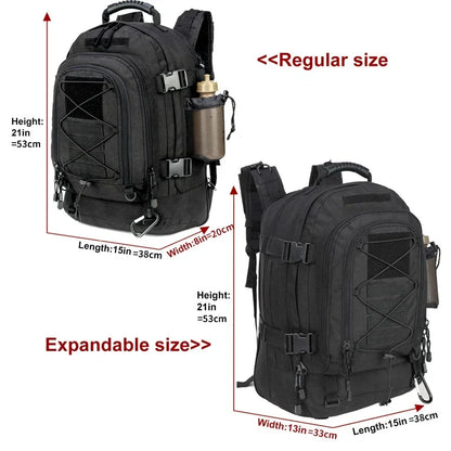 Extra Large 60L Tactical Backpack for Outdoor