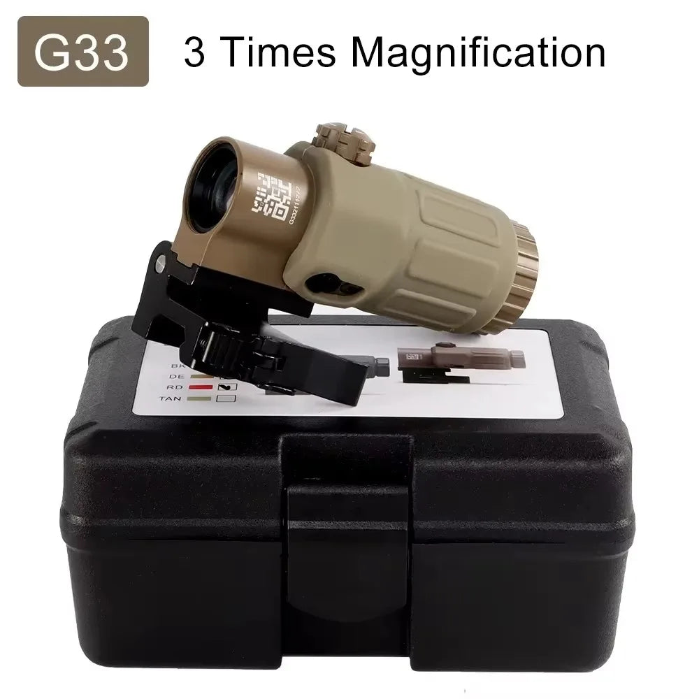 G33 G43 G45 Sight Fixed 3X 5X Magnifier Scope With Switch