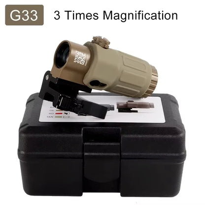 G33 G43 G45 Sight Fixed 3X 5X Magnifier Scope With Switch