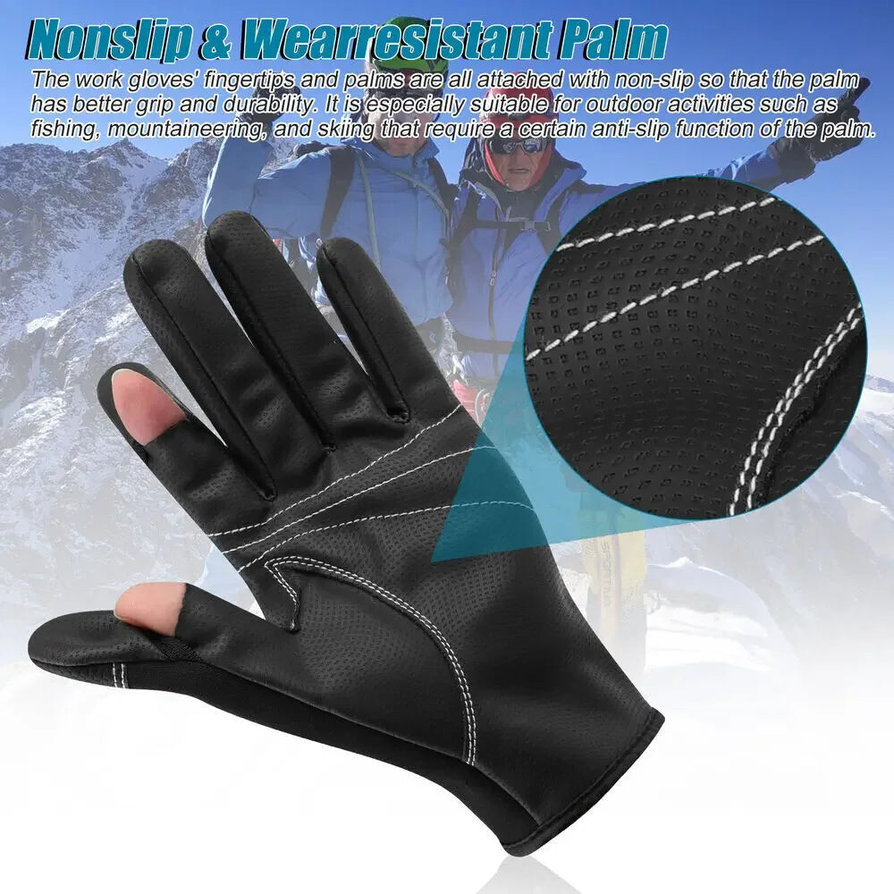 Winter Fingerless Fishing Gloves