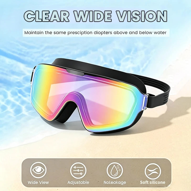 2-Pack Adult Kids Anti Fog Swimming Goggles