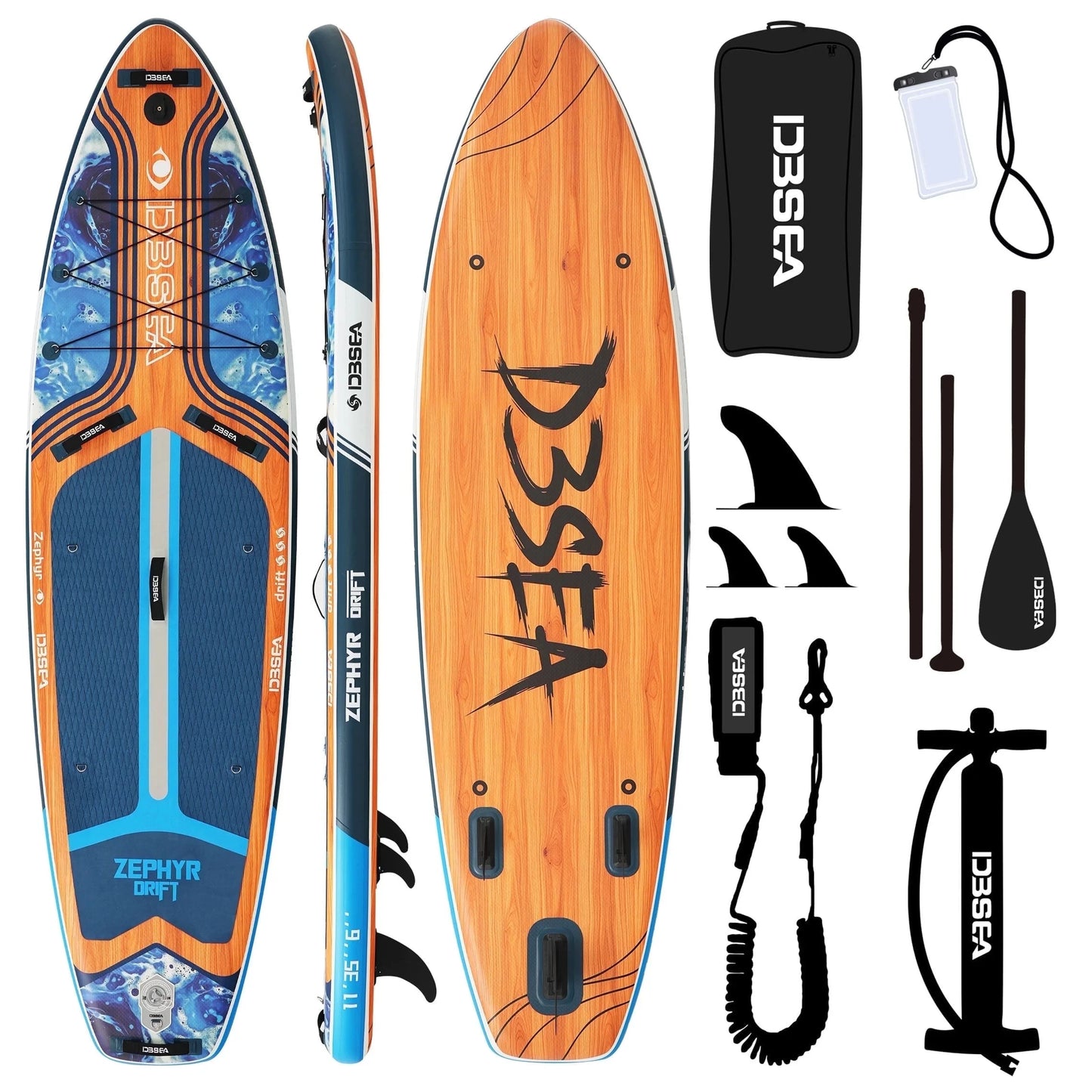 Genreen 11ft Inflatable Paddle Board