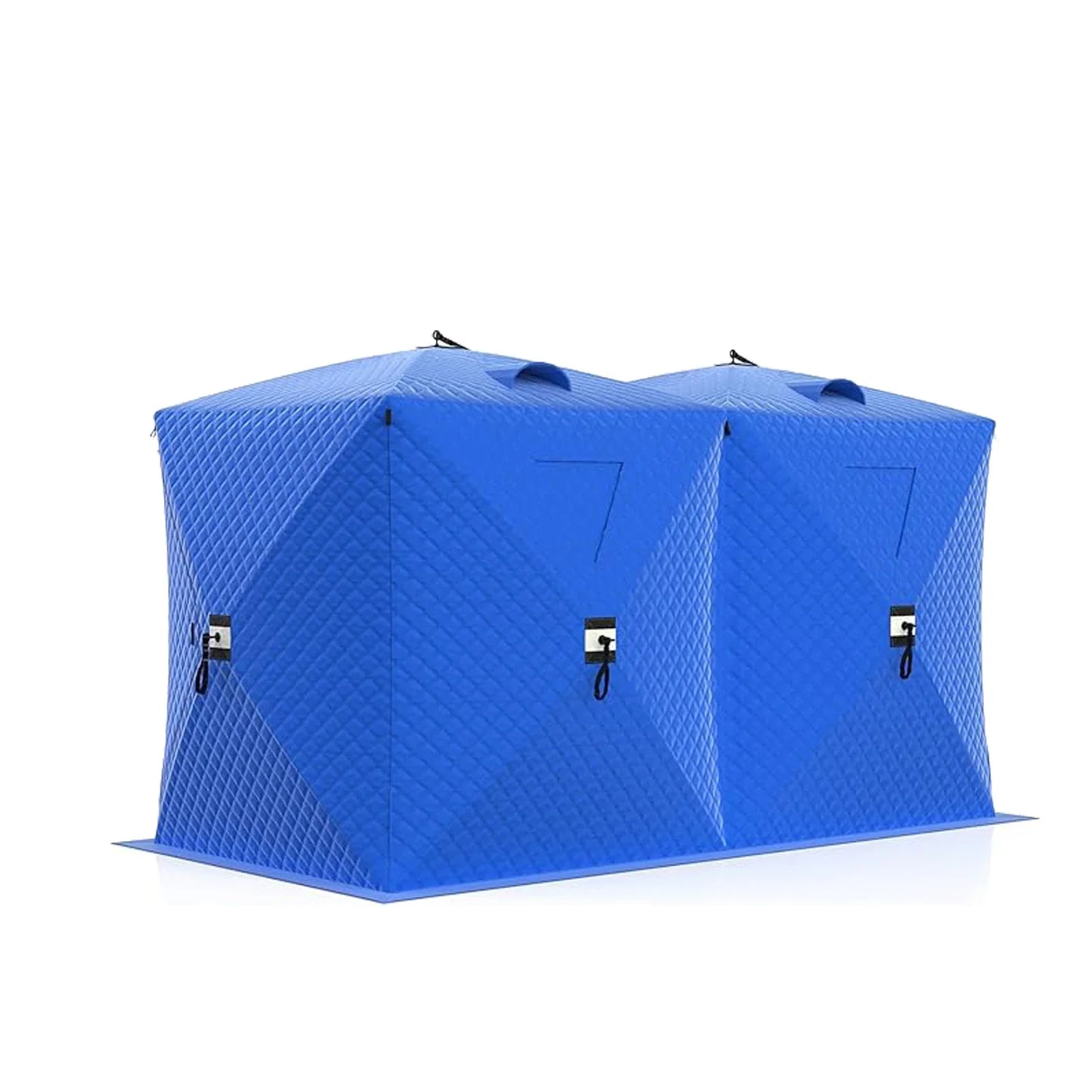 Insulated Pop Up Ice Fishing Tent Hub Style Windproof Shanty