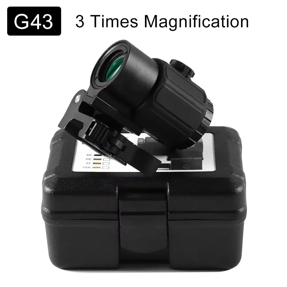 G33 G43 G45 Sight Fixed 3X 5X Magnifier Scope With Switch