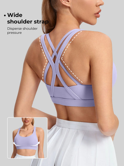 Ladies' yoga sports bra