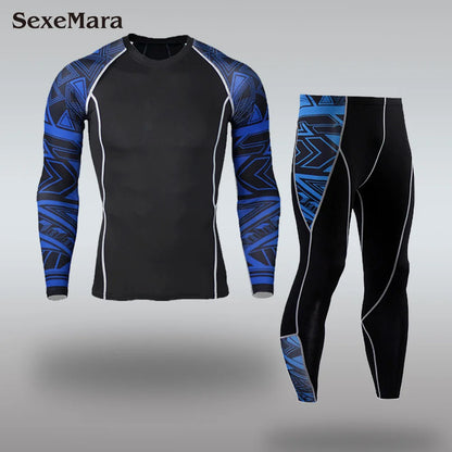 Men's Thermal Underwear Sets Compression Sport Suit