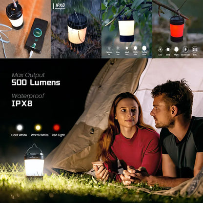 Camping Light with Reverse Charging