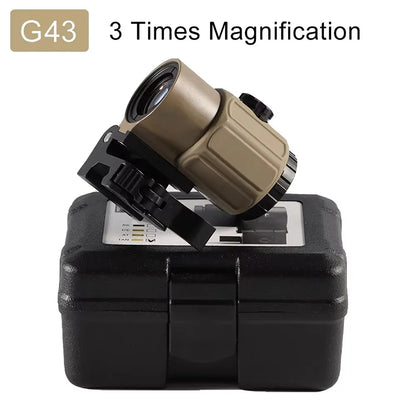 G33 G43 G45 Sight Fixed 3X 5X Magnifier Scope With Switch