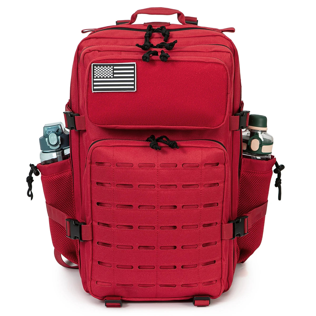 45L Men's Tactical Backpack with Double Cup Holder