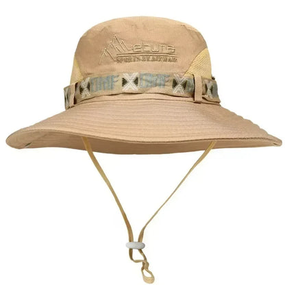 Hat Men's Outdoor Fishing Fisherman Hat Men's Large-brimmed Sun Hat Summer Sun Hat Youth Foldable Fishing Hat