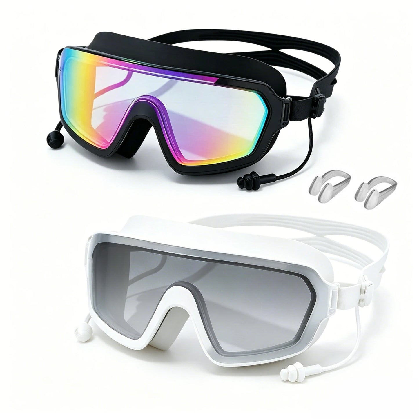 2-Pack Adult Kids Anti Fog Swimming Goggles