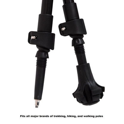 Four Pack of Extra Durable Rubber Replacement Tips (Replacement Feet - Paws - Ferrules - Caps) for Trekking Poles - Fits Most Hiking and Walking Poles.